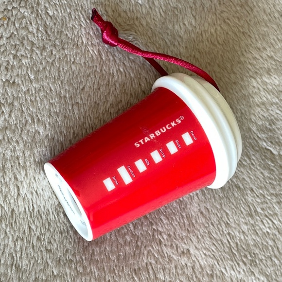 Starbucks ornaments ceramic red cup 2022 - Picture 4 of 8